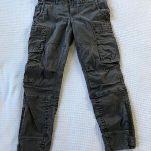 Jordan Louis Utility Cargo Pants Sz 28 Full Leg Zip Grunge Gorpcore Gray